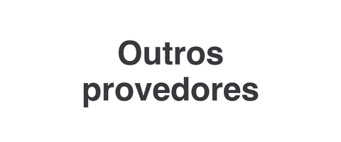 Outros provedores